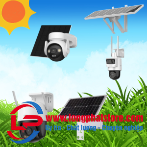 Những mẫu Camera Năng lượng mặt trời thông dụng tại Long Phát