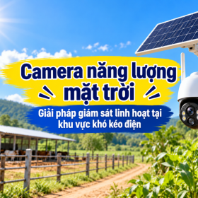 Camera Năng lượng mặt trời - Giải pháp an ninh bền vững, hiện đại