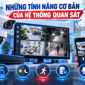 Những tính năng cơ bản của hệ thống camera quan sát
