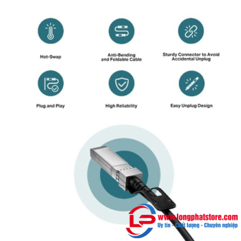 1 Meter 10G SFP+ Direct Attach Cable TP-LINK TL-SM5220-1M