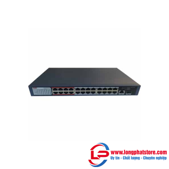Switch L2 24 cổng PoE 100M Hikvision DS-3E0326P-E/M