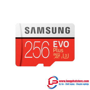 Thẻ nhớ Micro SD 256GB SAMSUNG Evo Plus U3 Class 10-100MB/s