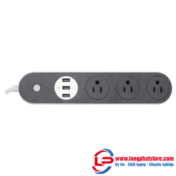 Ổ cắm Wifi 4 cổng kéo dài có USB ONECAM SK-243