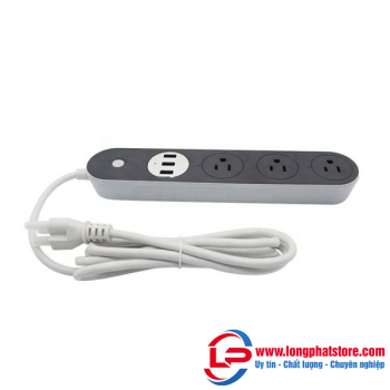 Ổ cắm Wifi 4 cổng kéo dài có USB ONECAM SK-243