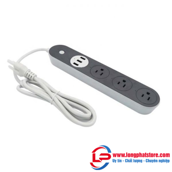 Ổ cắm Wifi 4 cổng kéo dài có USB ONECAM SK-243