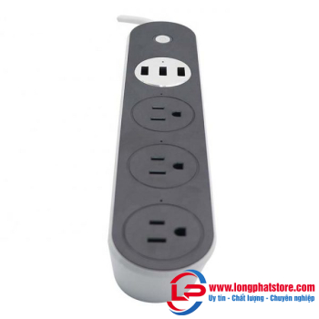 Ổ cắm Wifi 4 cổng kéo dài có USB ONECAM SK-243