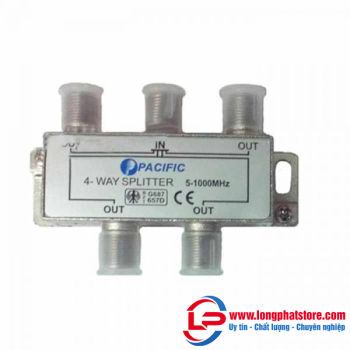 Bộ chia truyền hình cáp PACIFIC 1 ra 4