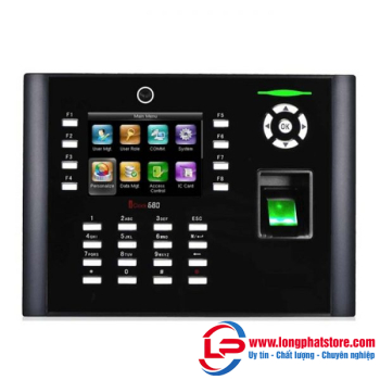Máy chấm công vân tay và thẻ cảm ứng RONALD JACK ICLOCK 680