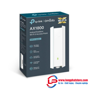 Access Point Wi-Fi 6 Chuẩn AX1800 Tốc độ 574Mbps TP-LINK EAP610-Outdoor