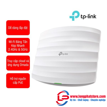 Bộ phát Wifi Gắn Trần Gigabit AC1350 MU-MIMO TP-LINK TL-EAP225