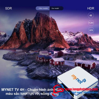 Android Tv Box MYNET TV 4H Ram 4G, Rom 32G