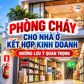 Biện pháp phòng cháy nhà ở kết hợp kinh doanh