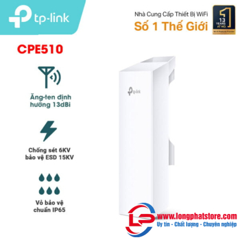 Bộ bắn điểm Wifi ngoài trời 13dBi TP-Link CPE510