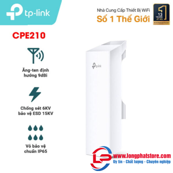 Bộ bắn điểm Wifi ngoài trời 9dBi TP-Link CPE210