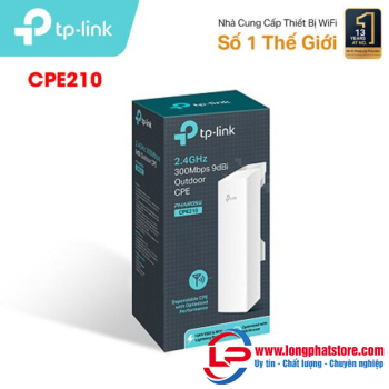 Bộ bắn điểm Wifi ngoài trời 9dBi TP-Link CPE210