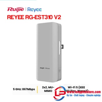 Bộ bắn điểm Wifi ngoài trời RUIJIE REYEE RG-EST310 V2 (1 cặp)