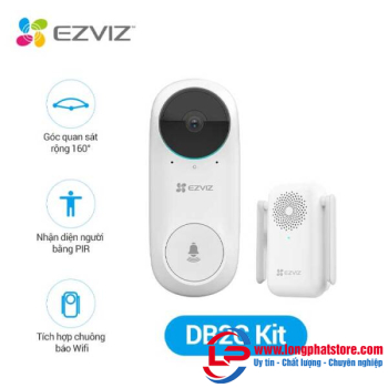 Bộ chuông cửa có hình không dây EZVIZ DB2C