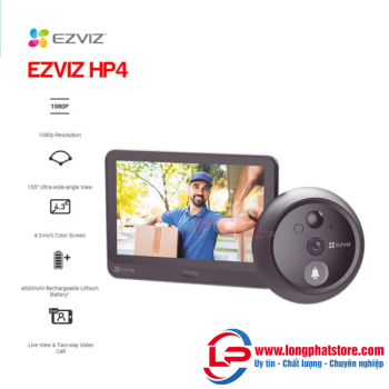 Bộ chuông cửa màn hình không dây EZVIZ HP4