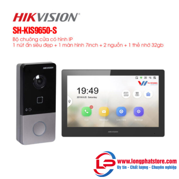 Bộ chuông cửa có hình IP Hikvision SH-KIS6650-WTE
