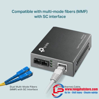 Bộ chuyển đổi quang điện Multi-Mode Gigabit TP-LINK MC200CM