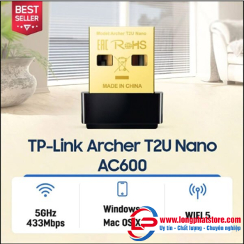 Bộ chuyển đổi USB Wifi TP-Link Archer T2U Nano