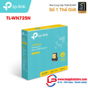 Bộ chuyển đổi USB Wifi TP-Link TL-WN725N Chuẩn N 150Mbps