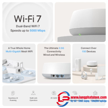 Bộ Mesh Wi-Fi 7 TP-LINK Deco BE25(3-pack)