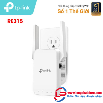 Bộ mở rộng sóng Wifi Mesh TP-Link RE315 Chuẩn AC1200