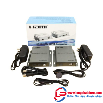 Bộ nối dài HDMI qua cáp mạng 60m ONECAM HDMI-LAN 60KVM