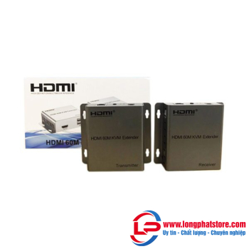 Bộ nối dài HDMI qua cáp mạng 60m ONECAM HDMI-LAN 60KVM