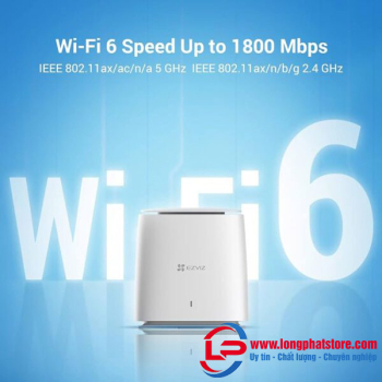 Bộ phát sóng Mesh WiFi 6 1800Mps EZVIZ CS-W3R (AX1800)