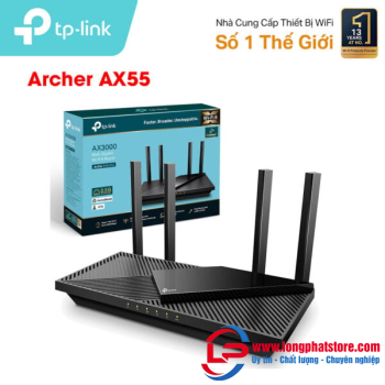 Bộ phát Wifi 6 AX3000 TP-LINK Archer AX55