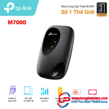 Bộ phát Wifi di động TP-Link M7000 4G LTE 150Mbps