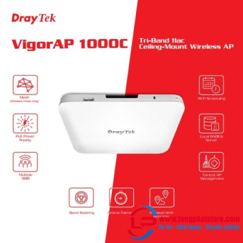Bộ phát WiFi Draytek VigorAP 1000C (Ốp trần)