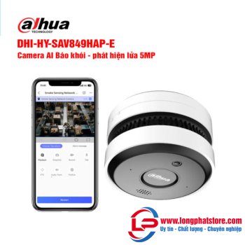 Camera AI báo khói, phát hiện lửa 5MP DAHUA DHI-HY-SAV849HAP-E