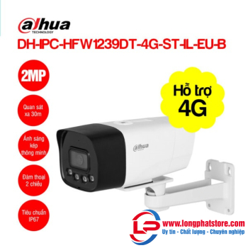 Camera IP 4G DAHUA DH-IPC-HFW1239DT-4G-ST-IL-EU-B