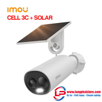 Camera Wifi dùng pin IMOU CELL 3C 3MP kèm tấm Solar  (IPC-K9DCP-3T0WE-V2)