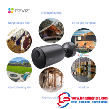 Camera pin sạc EZVIZ EB3 4G 2K