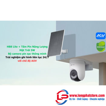 Camera pin sạc EZVIZ EB8 4G 4K