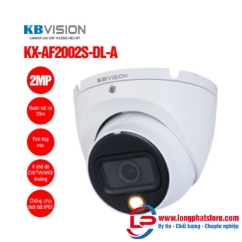 Camera dome HD Analog 2MP KBVISION KX-AF2002S-DL-A