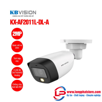 Camera thân HD Analog 2MP KBVISION KX-AF2011L-DL-A