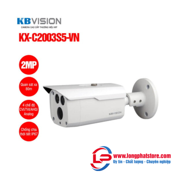 Camera thân HD Analog 2MP KBVISION KX-C2003S5-VN