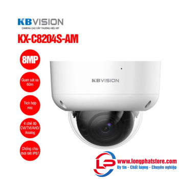 Camera dome HD Analog 8MP KBVISION KX-C8204S-AM