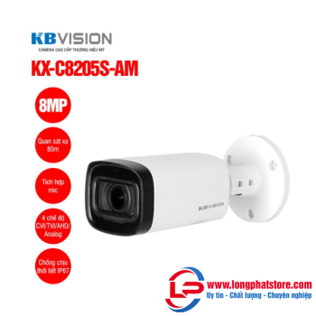 Camera thân HD Analog 8MP KBVISION KX-C8205S-AM