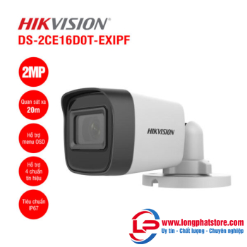 Camera HDTVI 2MP HIKVISION DS-2CE16D0T-EXIPF