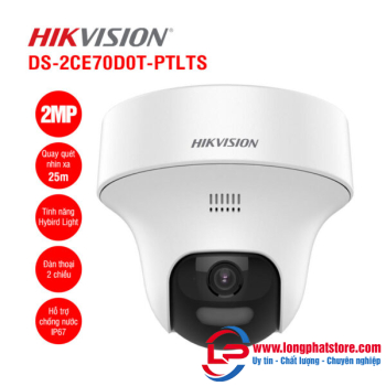 Camera HDTVI 2MP HIKVISION DS-2CE70D0T-PTLTS