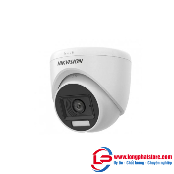 Camera HDTVI ColorVu 2MP HIKVISION DS-2CE72DFT-F