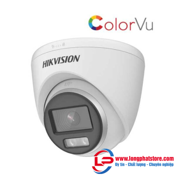 Camera HDTVI ColorVu 2MP bán cầu HIKVISION DS-2CE72DF0T-F