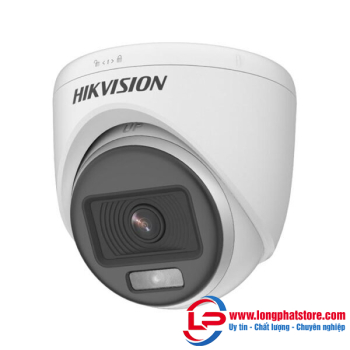 Camera HDTVI ColorVu 2MP HIKVISION DS-2CE70DF0T-PFS