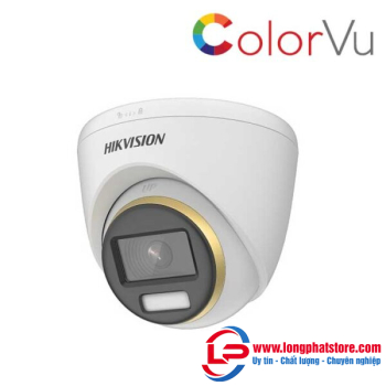 Camera HDTVI ColorVu 2MP HIKVISION DS-2CE72DF3T-FS